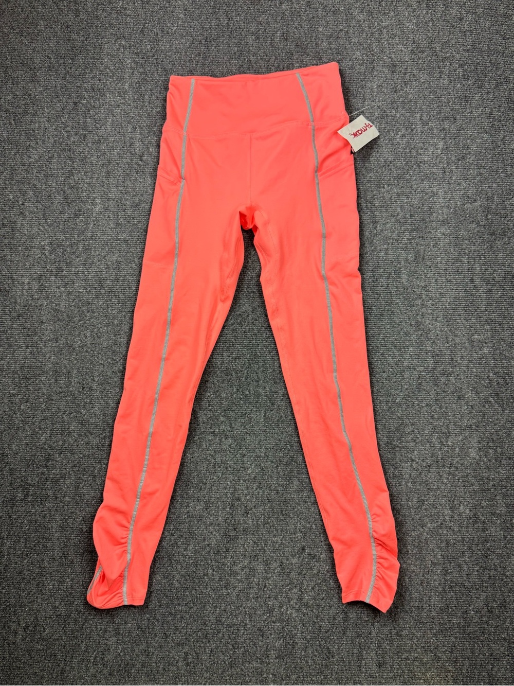 Free People FP Movement You’re A Peach Leggings Coral Pink XS 1394